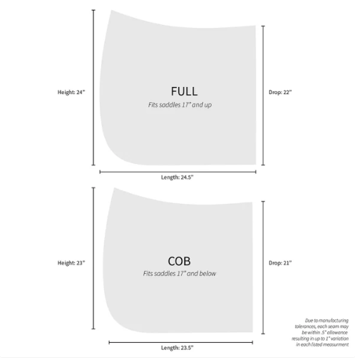 Dapplebay Constellation Dressage Saddle Pad