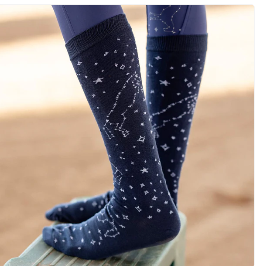 Dapplebay Knit Boot Socks-Constellation