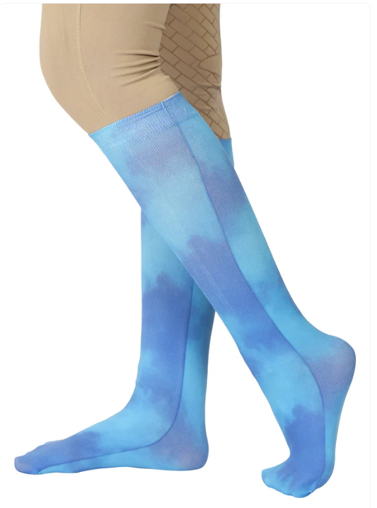 TuffRider Children's Cotton Feel Tie Dye Boot Socks