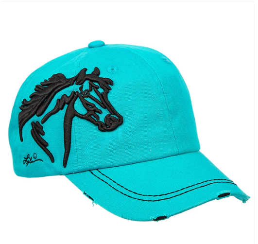 AWST Int'l Lila 3D Horse Head Cap
