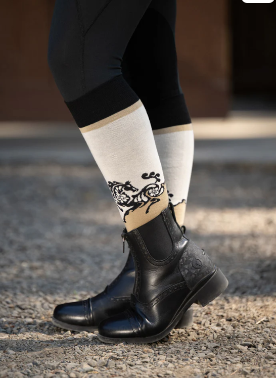 Frolic Horse Knee-Hi Socks