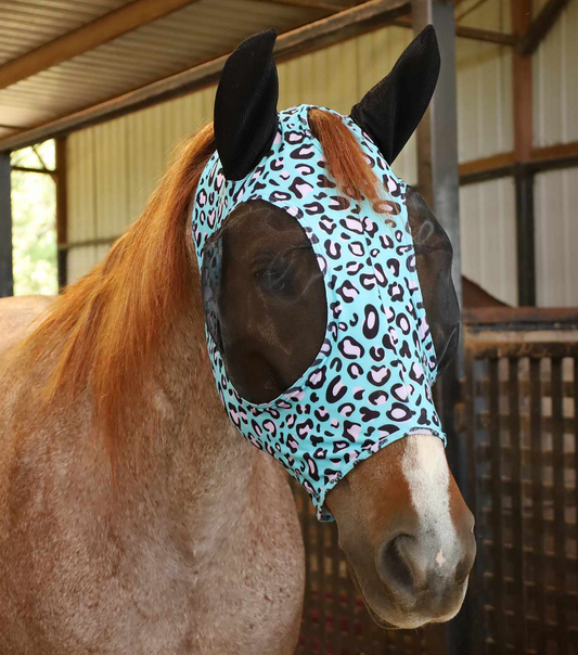 Jeffers Expression Lycra Horse Fly Mask with Ears