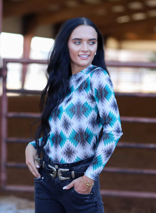 BRAYDEN MESH LAYERING TOP