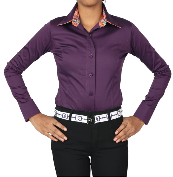 TuffRider Girls ADEY Double Collar Shirt