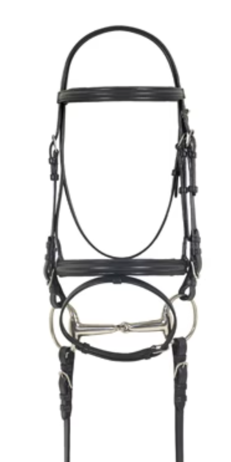 CAMELOT™ Dressage Bridle with Anti-Slip Reins
