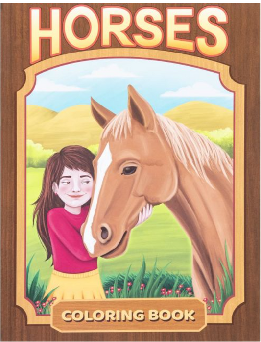 Coloring Book Horses