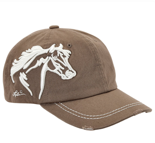 AWST Int'l Lila 3D Horse Head Cap