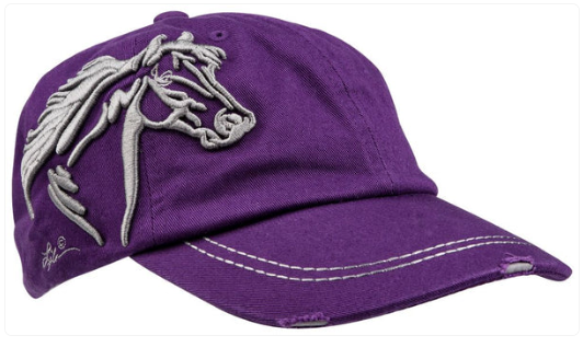 AWST Int'l Lila 3D Horse Head Cap