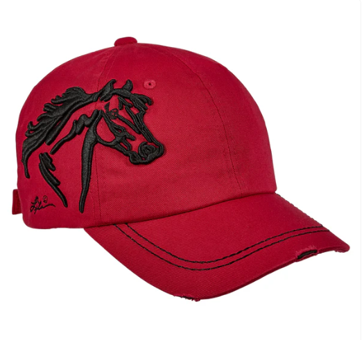 AWST Int'l Lila 3D Horse Head Cap