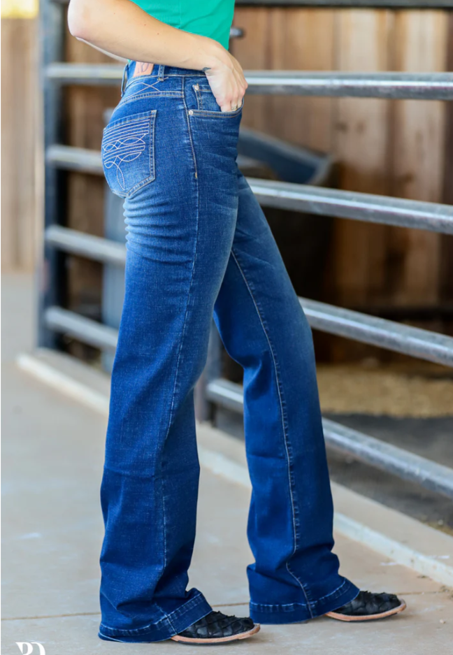 CHEYENNE TROUSERS - MEDIUM WASH