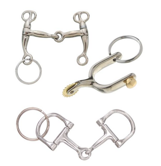 Bit and Spur Keychains