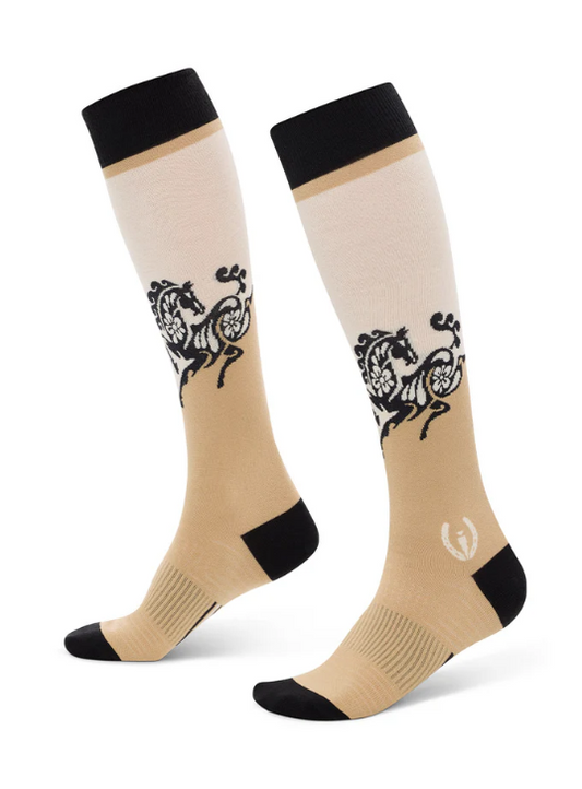 Frolic Horse Knee-Hi Socks